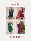 Plus Annie By Aanchi Crystal Silk Surat Kurti With Bottom Dupatta Wholesale Market
